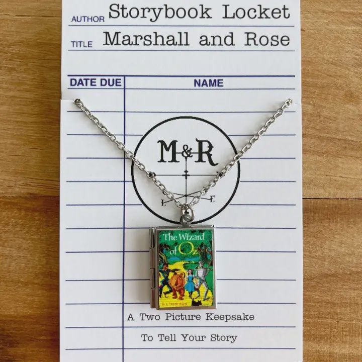 Book Locket The Wizard Of Oz