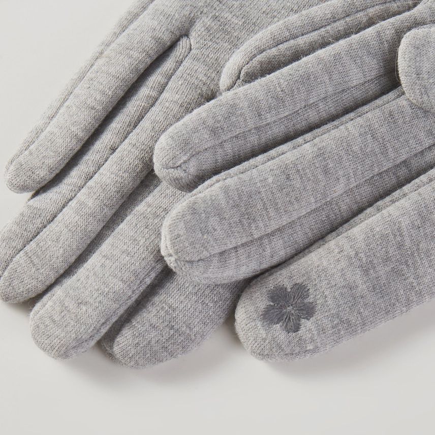 Faux Fur Trim Wrist Cozy Winter Gloves
