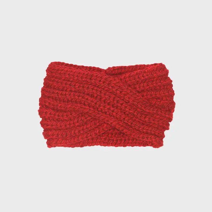 Solid Twisted Knit Headband