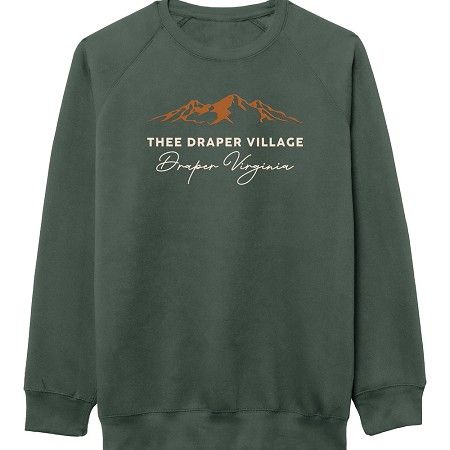 The Draper Village Sweatshirt, Color: Dark Green, Size: Medium