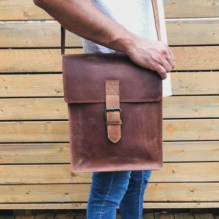 Montreal Leather Satchel