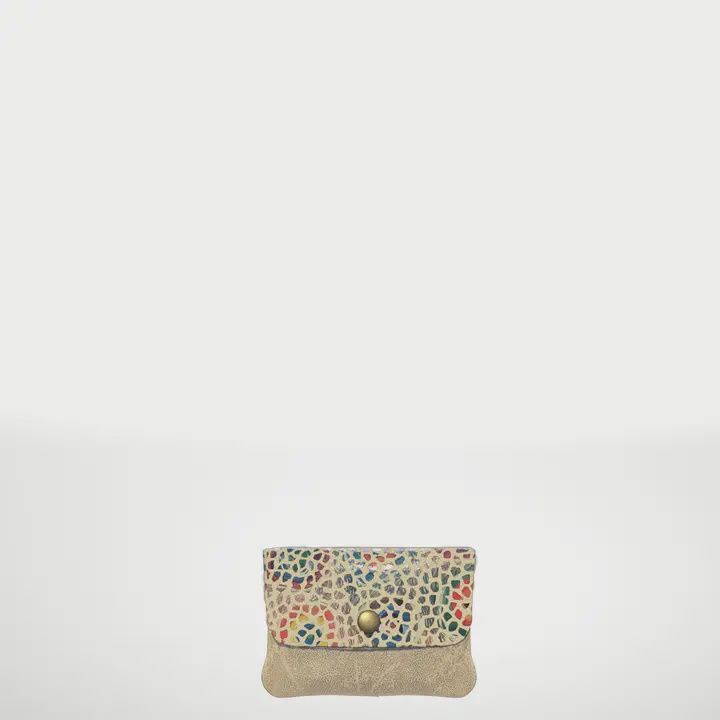 Gaudi Plus Suede Leather Wallet - Taupe