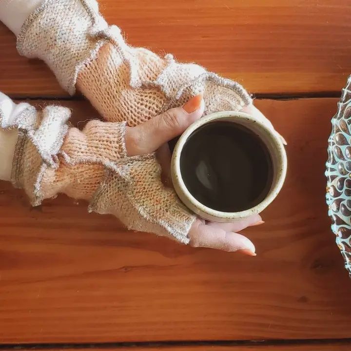 Upcycled Unisex Fingerless Gloves