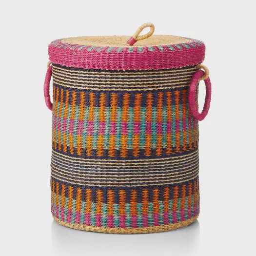 Multicolor Pop Top Basket