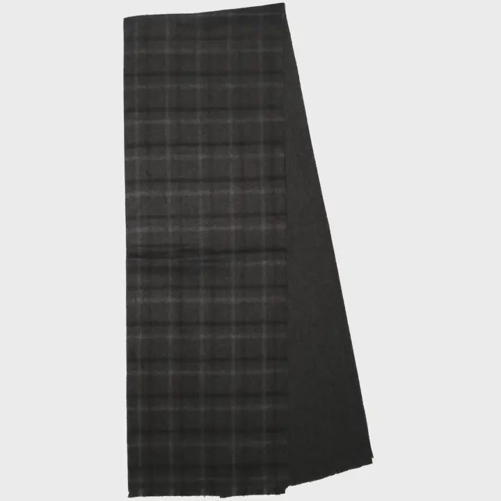 Window Pane Reversible - Charcoal