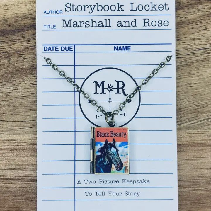 Book Locket Black Beauty