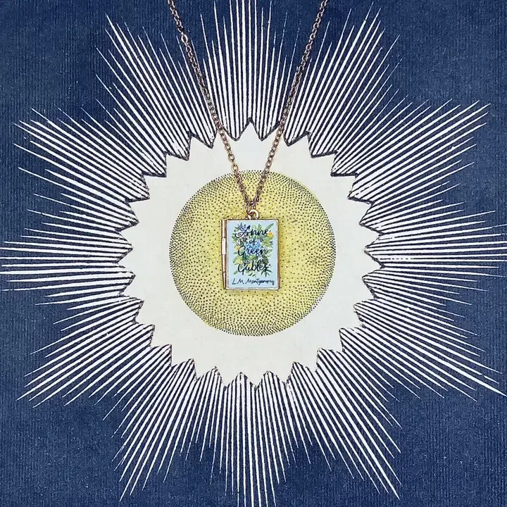 Book Locket Anne of Green Gables - Light Green