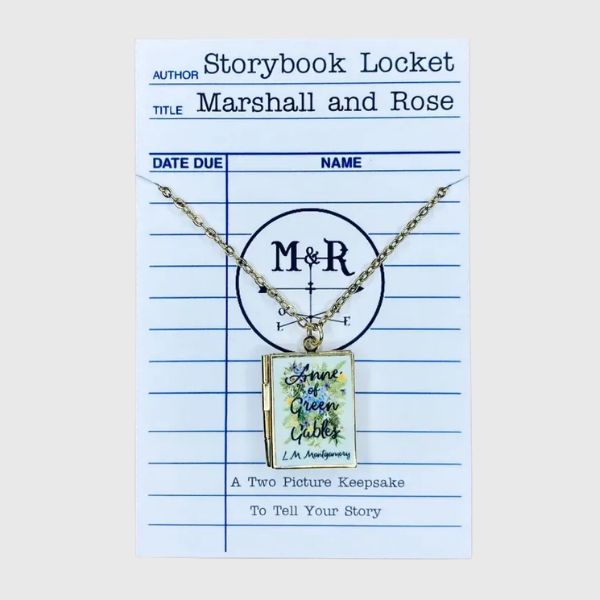 Book Locket Anne of Green Gables - Light Green