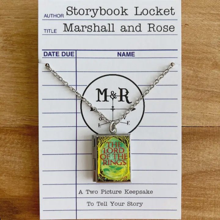 Book Locket Lord of the Rings