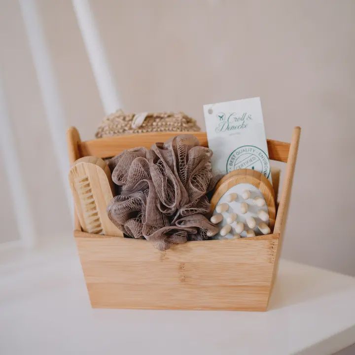 Bamboo Spa Gift Basket