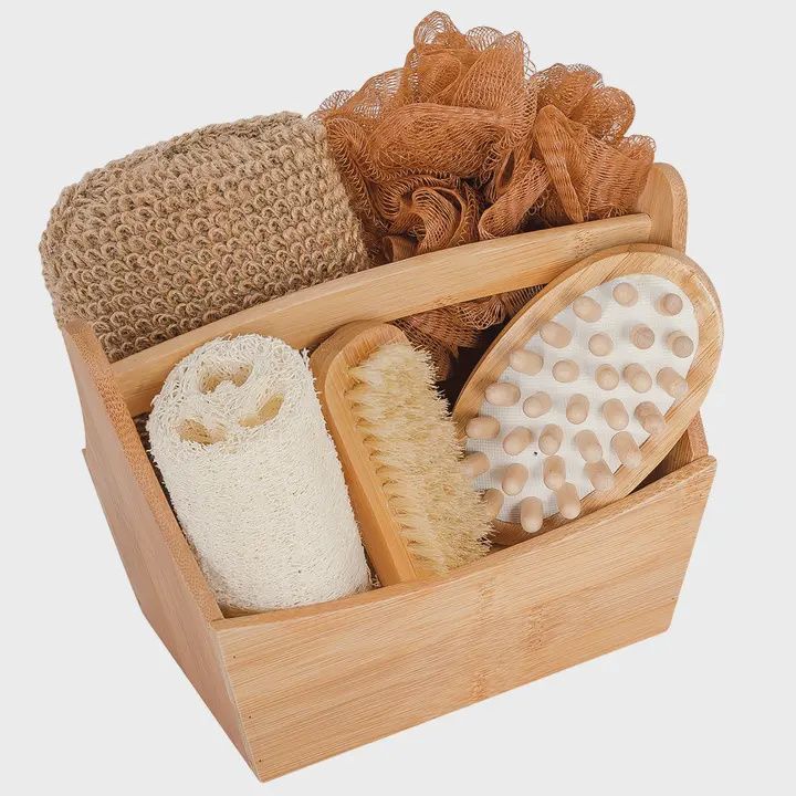 Bamboo Spa Gift Basket