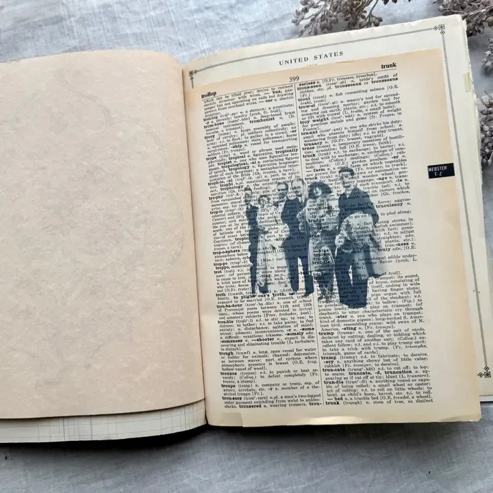 Vintage Mixed Media Journal - Spiral Bound