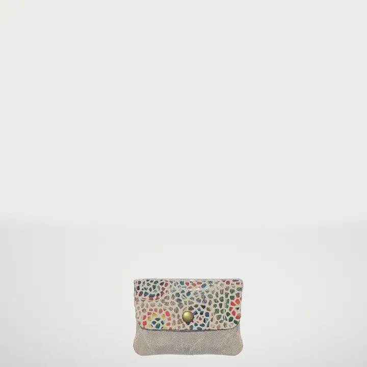 Gaudi Plus Suede Leather Wallet - Beige