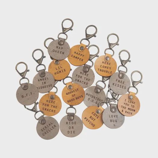 Leather Dog Charms