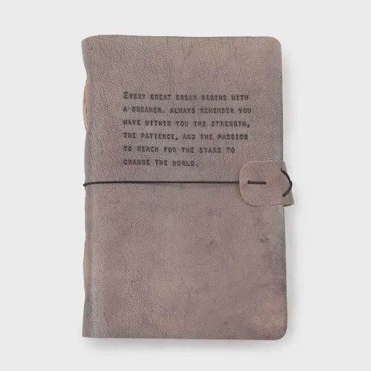 Every Great Dream Artisan Leather Journal