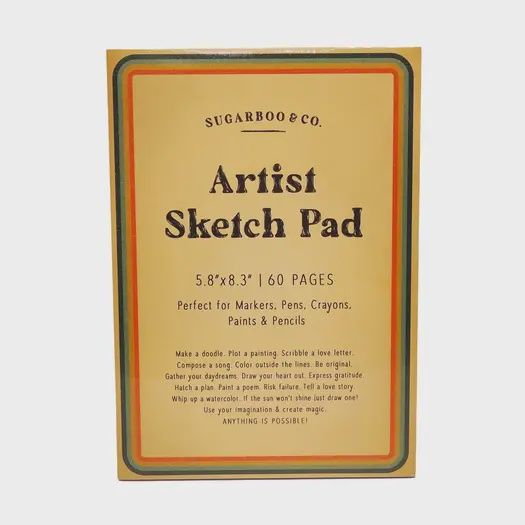Artist Sketch Pad 5.8" x 8.3"