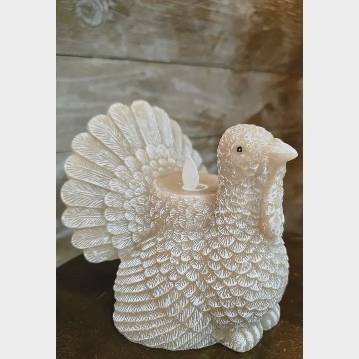 Turkey Shaped Moving Flame LED Candle
