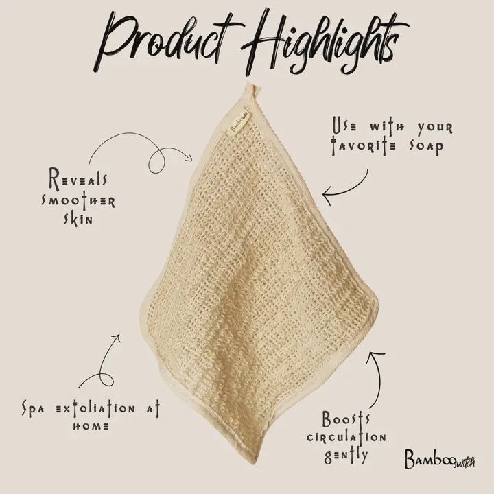 Sisal Exfoliating Body Towel