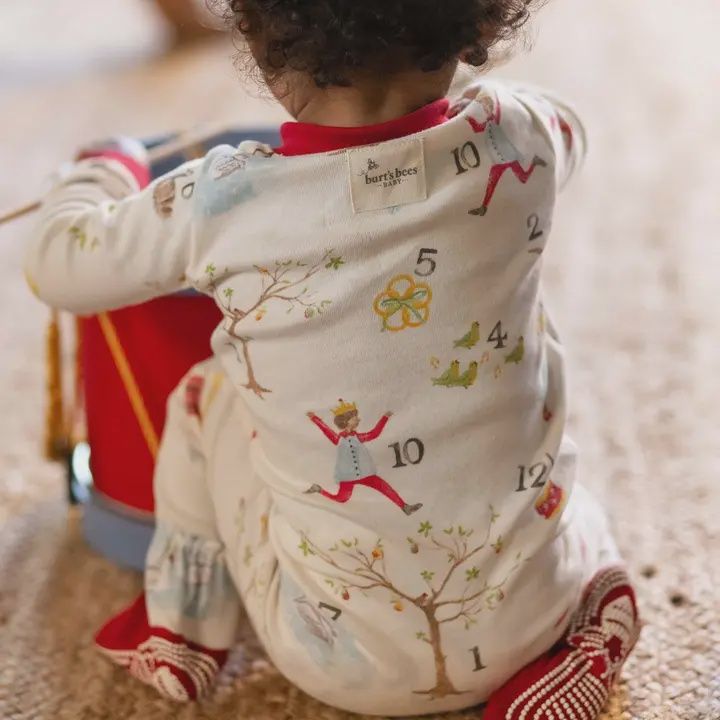 12 Days of Christmas Organic Sleep and Play Baby