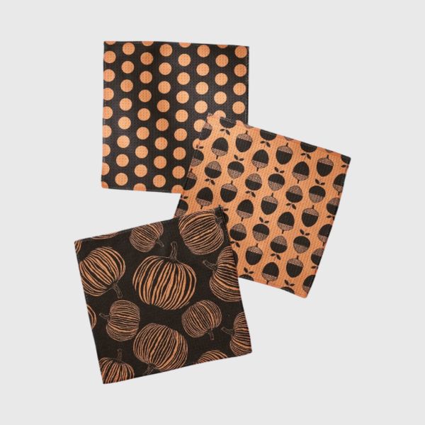 Autumn Noir Dishcloth Set