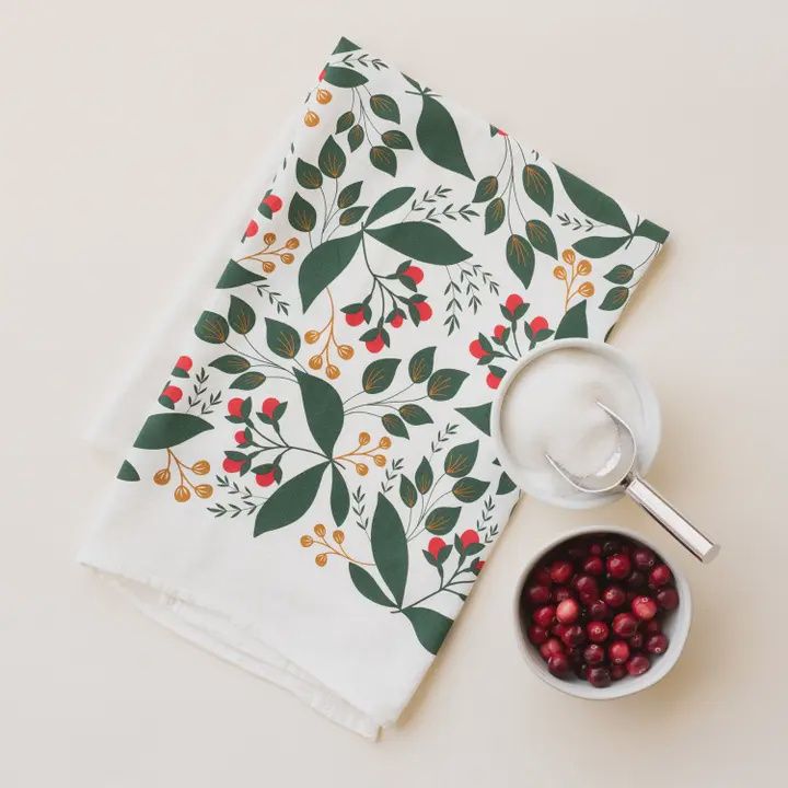 Winterberry Tea Towel