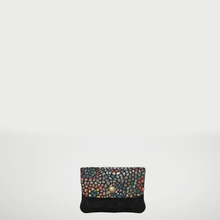 Gaudi Plus Suede Leather Wallet - Black