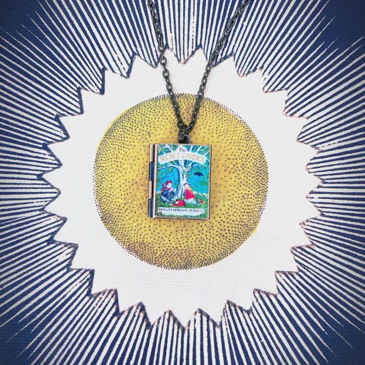 Book Locket The Secret Garden