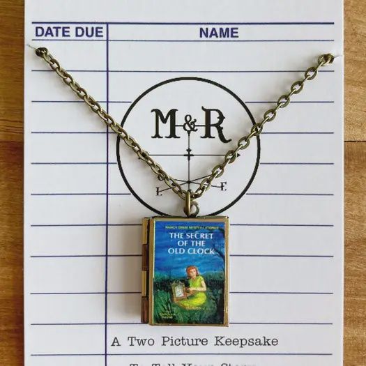 Book Locket Nancy Drew