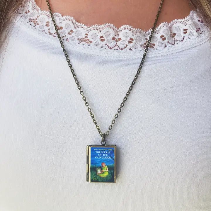 Book Locket Nancy Drew