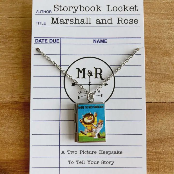 Book Locket Where The Wild Things Are