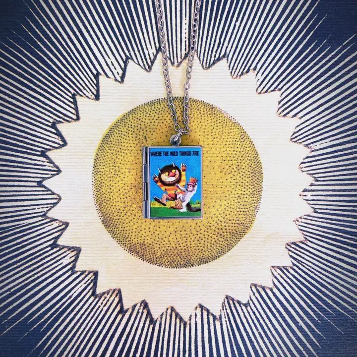 Book Locket Where The Wild Things Are