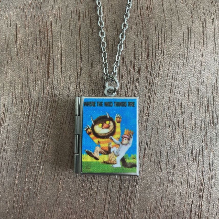 Book Locket Where The Wild Things Are
