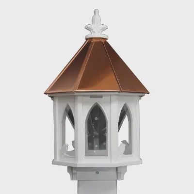 Church Oct Feeder w/ Copper Roof