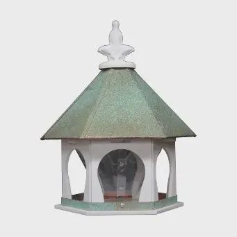 Small Hanging Feeder W/Cop Roof Verdi