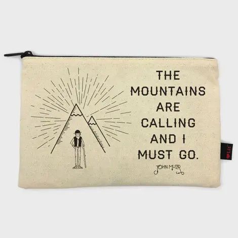 Mountains Are Calling Pencil Pouch