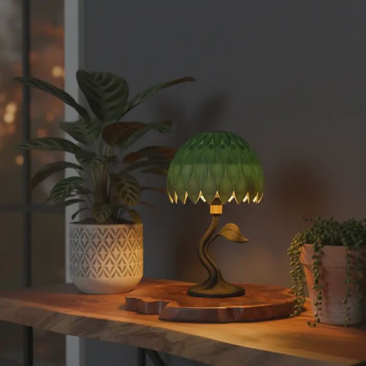 Stem &amp; Leaf Table Lamp