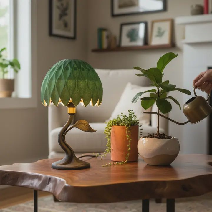 Stem &amp; Leaf Table Lamp