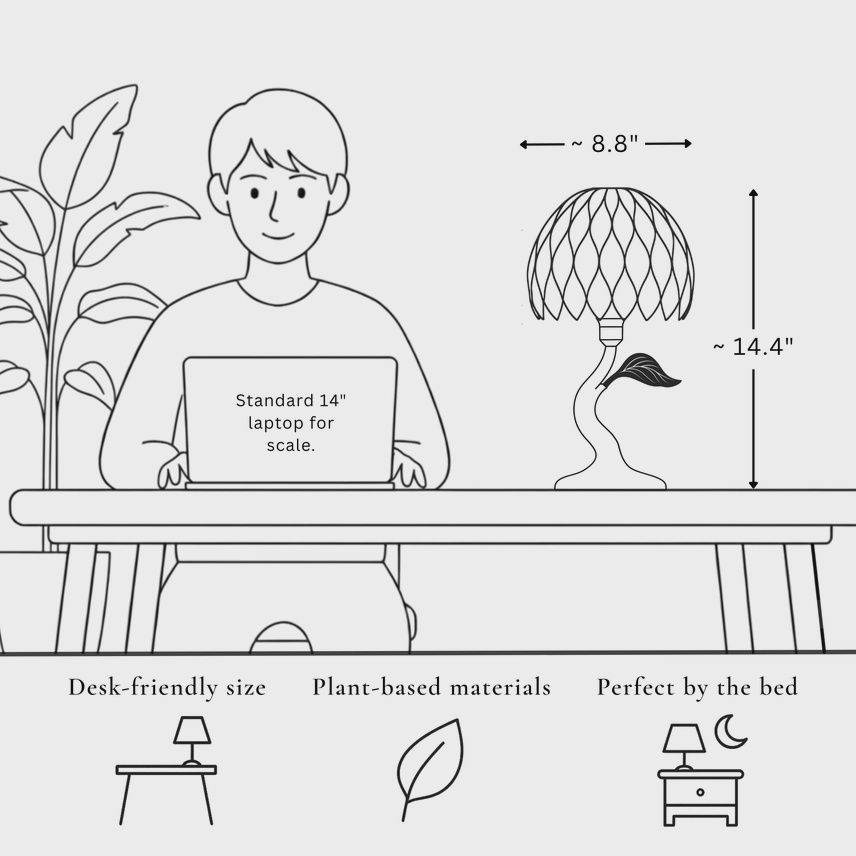 Stem &amp; Leaf Table Lamp