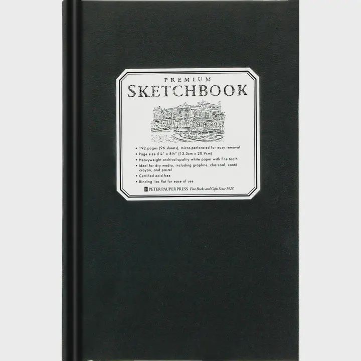 Small Black Premium Sketchbook