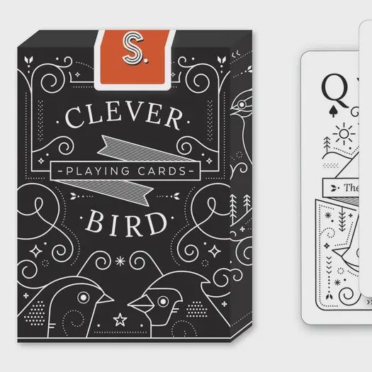 Clever Bird Playing Cards