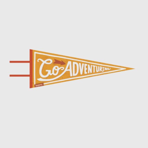 Go Adventuring - Large Pennant