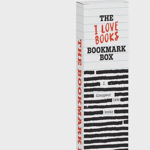 I Love Books Bookmark Box