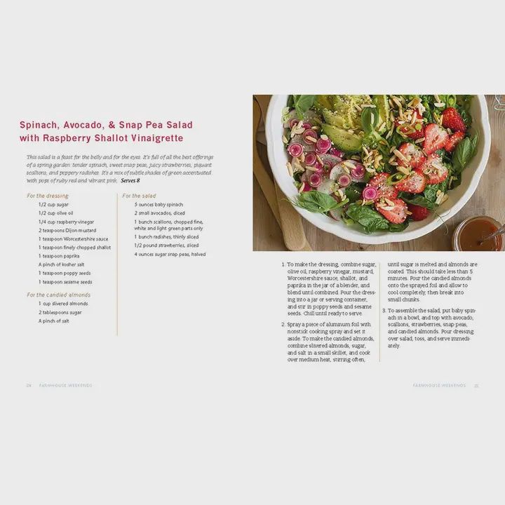Farmhouse Weekends Menus For Relaxing County Meals