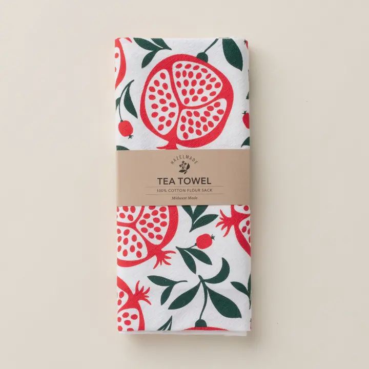 Pomegranates Tea Towel
