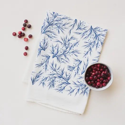 Winter Branch Tea Towel
