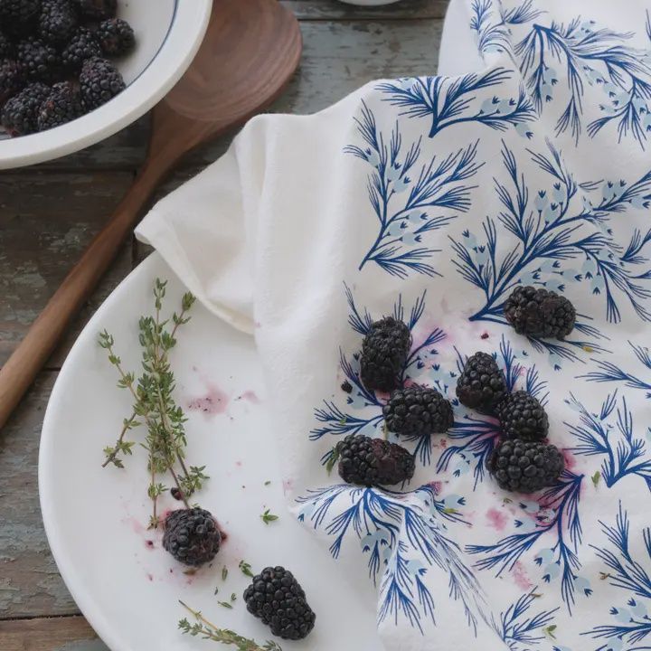 Winter Branch Tea Towel