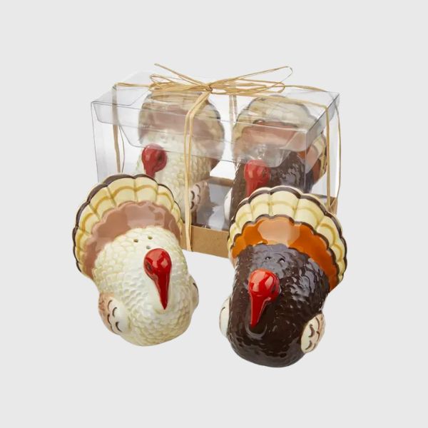 Thanksgiving Turkey Salt and Pepper Shaker Sets