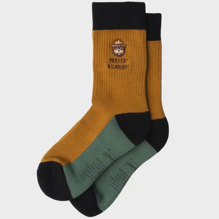 Smokey's Message Sock-Sandstone