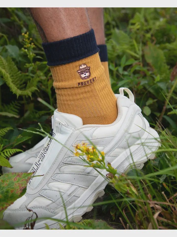 Smokey's Message Sock-Sandstone
