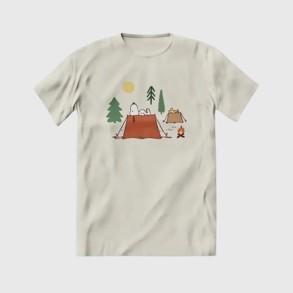 Snoopy Camping  T-shirt